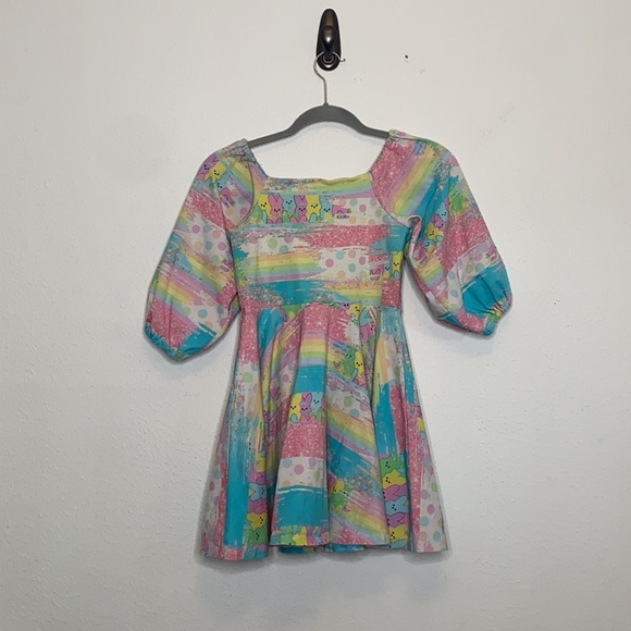 What Zoey Wants Girls' Pink & Blue Custom Fit & Flare Dress Girly Party size 10 - Picture 6 of 8